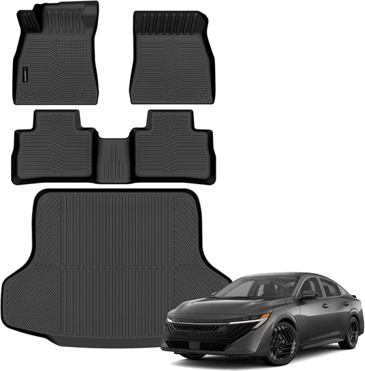 AUXKO All Weather Floor Mats Cargo Mat for 2026 Nissan Sentra