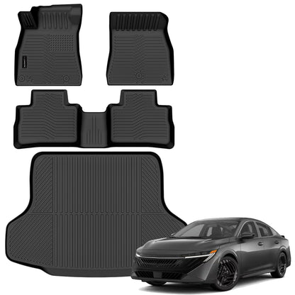 AUXKO All Weather Floor Mats Cargo Mat for 2026 Nissan Sentra