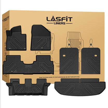 LASFIT Floor Mats for KIA EV9 6-Seat 2026 2025 2024