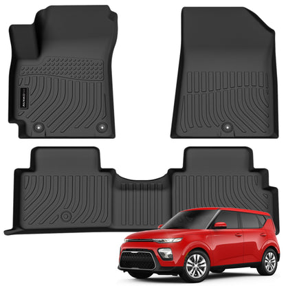 AUXKO Floor Mats Cargo Mat Backrest Mat for 2027 Kia Telluride Hybrid