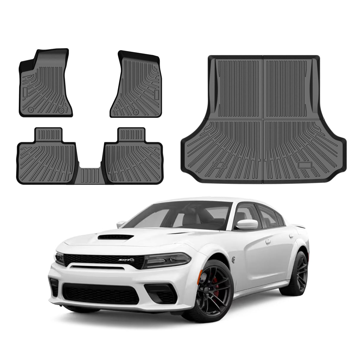 Cartist Floor Mats Fit for Honda HR-V HRV 2023 2024 2025 2026 (Include Hybrid) All Weather Floor Liners Front & 2nd Row Floor Mat for HRV Heavy Duty