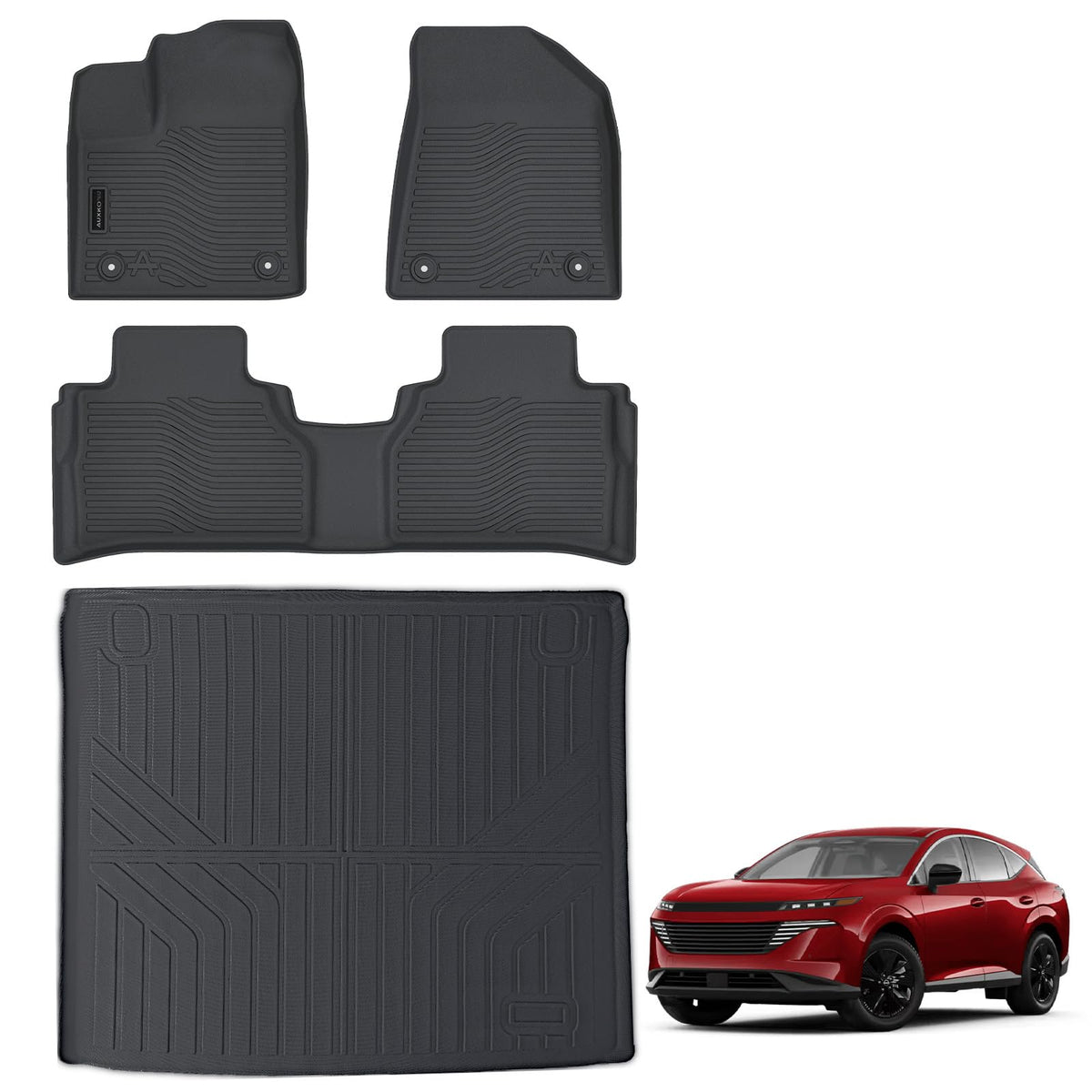 AUXKO All Weather Floor Mats Cargo Mat for 2026 Nissan Sentra