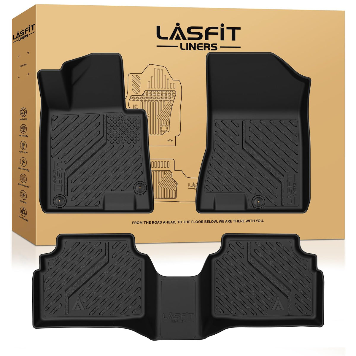 LASFIT Floor Mats for Subaru Crosstrek 2023-2018 & Impreza 2023-2017