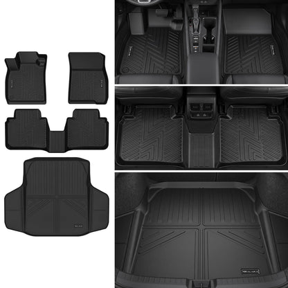 Floor Mats & Cargo Liner for 2022-2026 Jeep Wagoneer 8 Passenger (Non L/S)