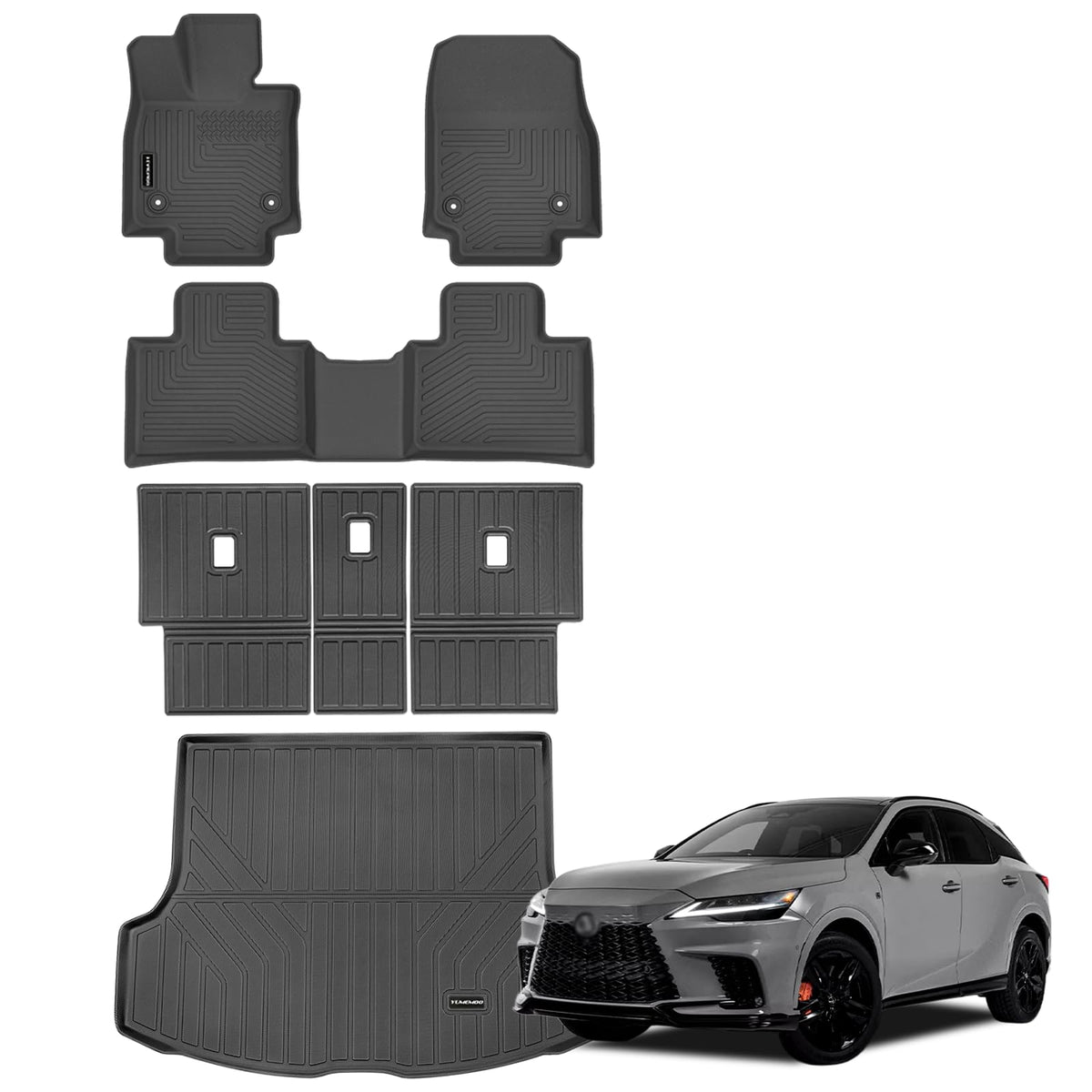 Floor Mats & Trunk Mat for Honda Civic Gas Sedan 2006-2011(Not for Coupe)
