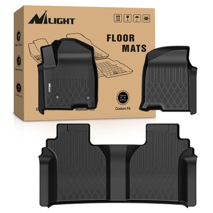 Nilight TPE Floor Mats for Chevy Silverado GMC Sierra Extended Cab