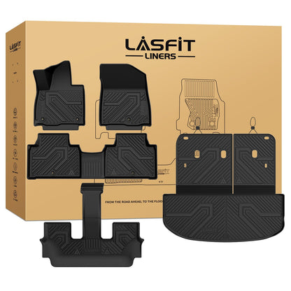 LASFIT Floor Mats for KIA EV9 6-Seat 2026 2025 2024