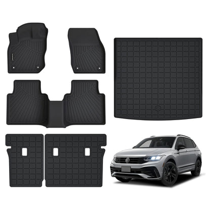 Floor Mats & Trunk Mat for Honda Civic Gas Sedan 2006-2011(Not for Coupe)