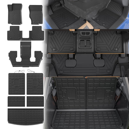 Rongtaod Floor Mats Set for 2021-2026 Kia Sorento 6&7 Seats Accessories