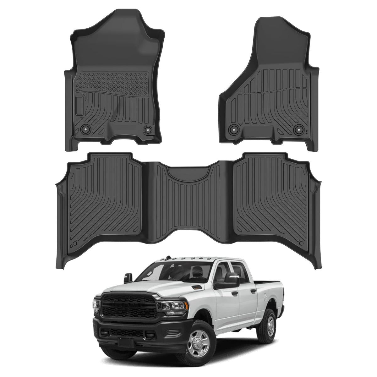 Cartist Floor Mats Fit for Honda HR-V HRV 2023 2024 2025 2026 (Include Hybrid) All Weather Floor Liners Front & 2nd Row Floor Mat for HRV Heavy Duty