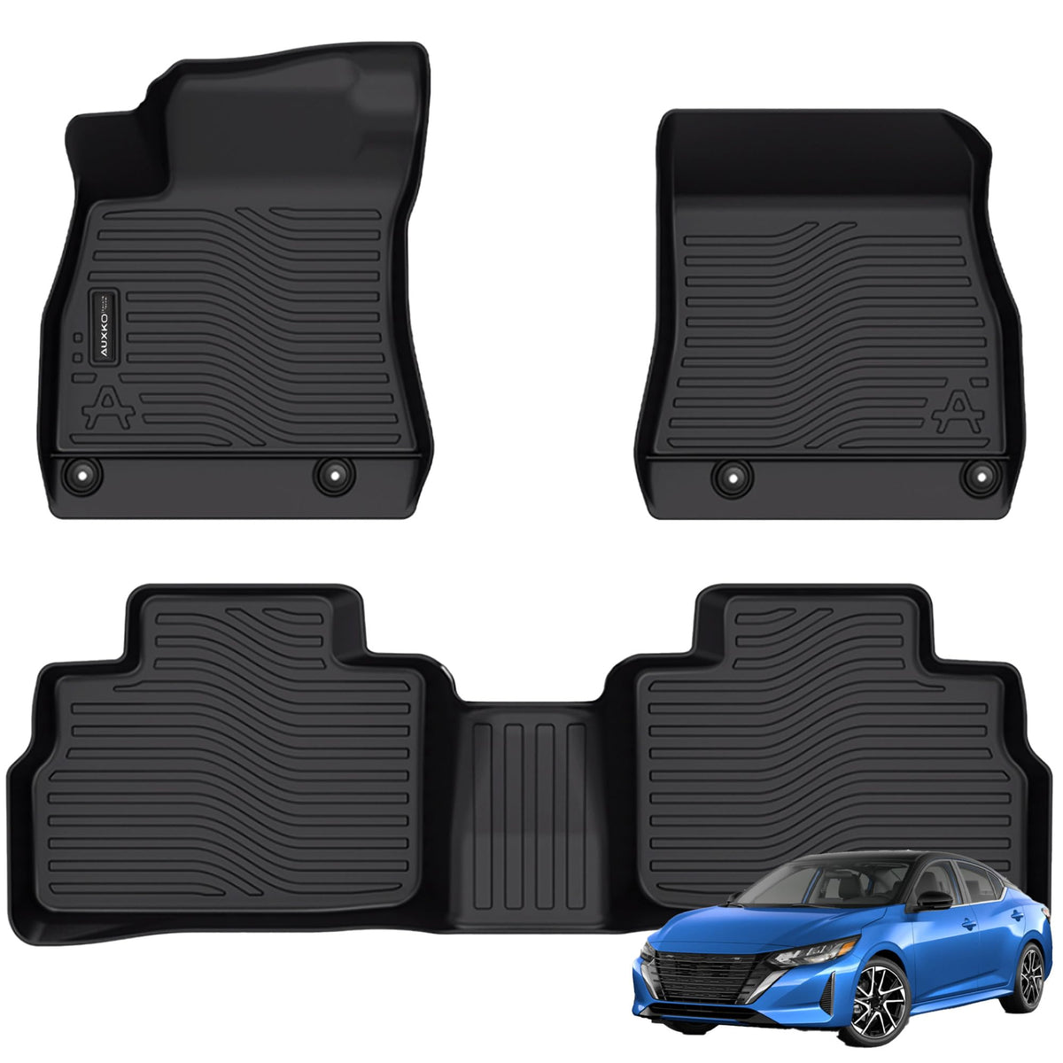 AUXKO All Weather Floor Mats Cargo Mat for 2026 Nissan Sentra