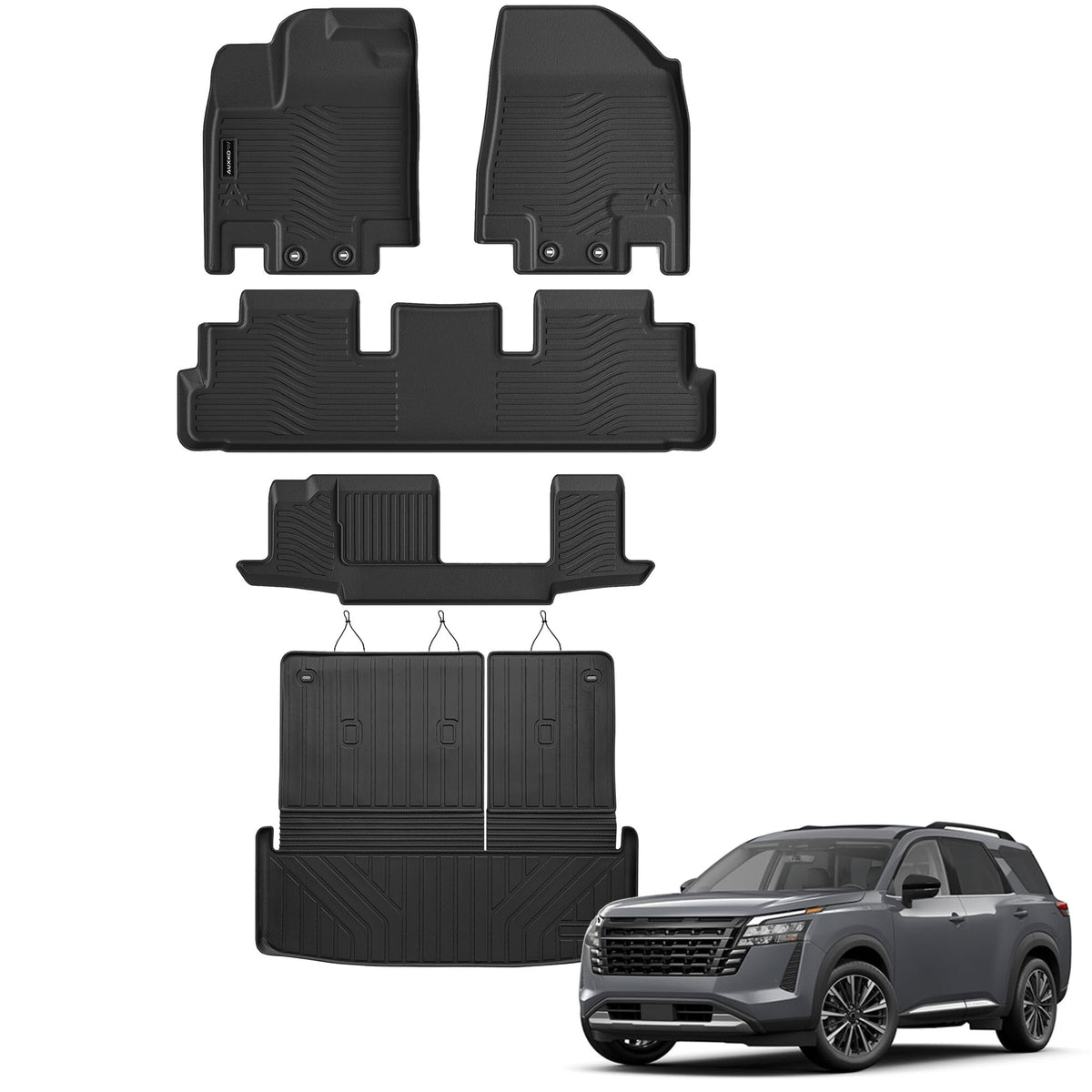 AUXKO All Weather Floor Mats Cargo Mat for 2026 Nissan Sentra