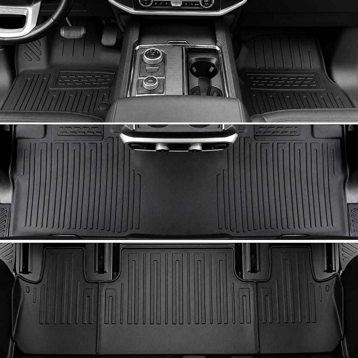 Floor Mats for 2018-2024 Ford Expedition 7-Seat Accessories