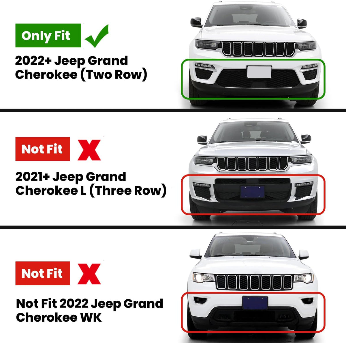 LASFIT Floor Mats for Jeep Grand Cherokee WL 2022-2026 2027 5-Seat