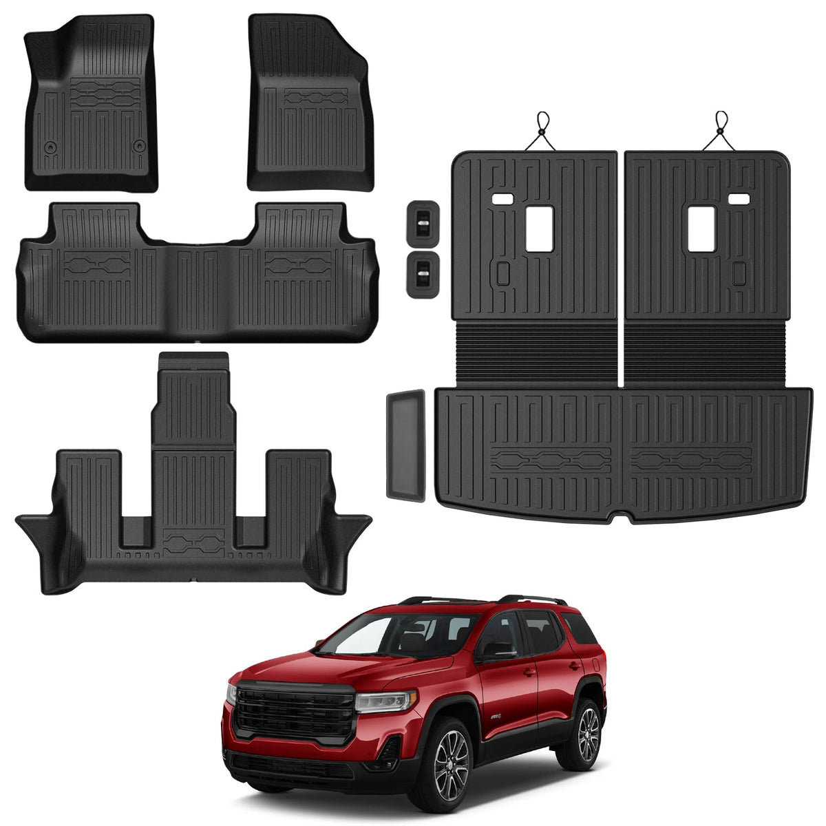 Floor Mats for 2016-2027 Dodge Durango 6-Seats Accessories