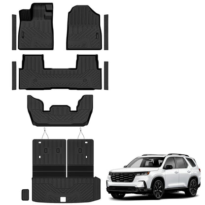 AUXKO All Weather Floor Mats for Honda Accord Sedan 2013-2017