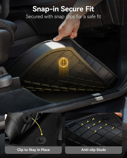 3W Floor Mats for Chevrolet Chevy Colorado/GMC Canyon Crew Cab 2023-2026