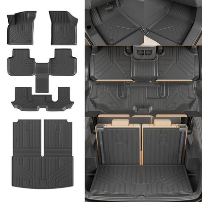Rongtaod Floor Mats Set for 2021-2026 Kia Sorento 6&7 Seats Accessories
