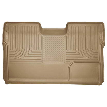 Husky Liners Weatherbeater Floor Mats | Fits 2009 - 2014 Ford F-150 SuperCrew Cab w/out Manual Shifter (Footwell Coverage) | Front & 2nd Row, 3-pc Black - 98331