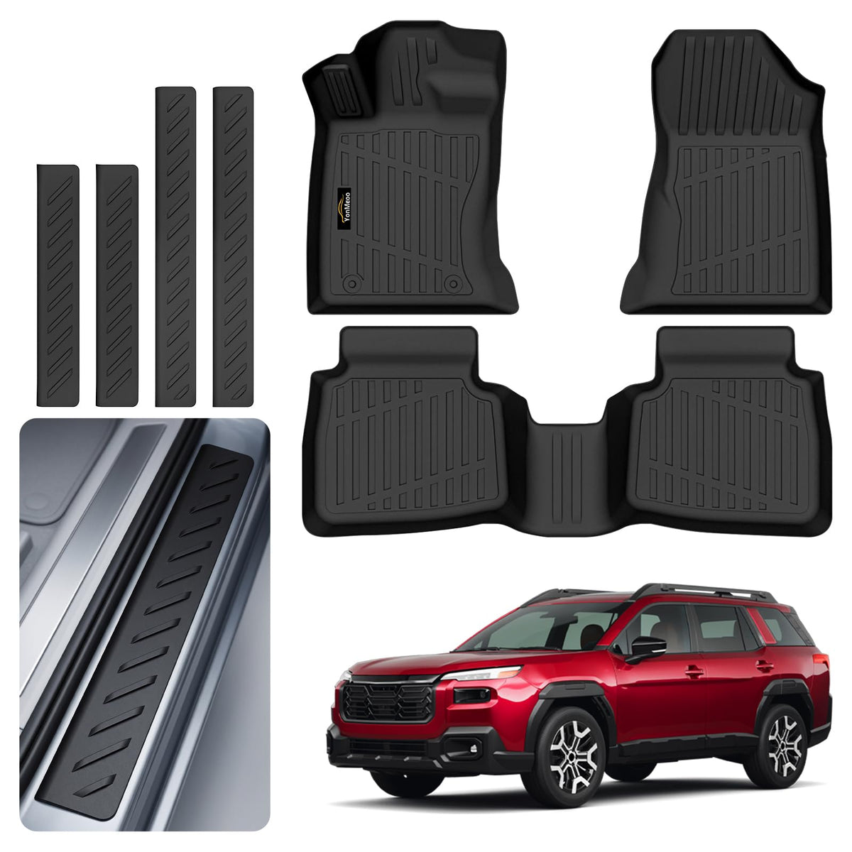 Floor Mats & Cargo Mat & Backrest Mat Custom for Toyota RAV4 Hybrid 2026