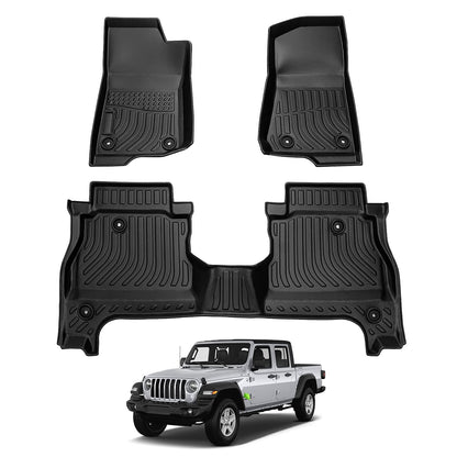 Cartist Floor Mats Fit for Honda HR-V HRV 2023 2024 2025 2026 (Include Hybrid) All Weather Floor Liners Front & 2nd Row Floor Mat for HRV Heavy Duty