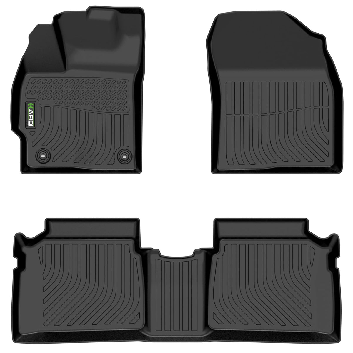 HAFIDI® Floor Mats & Cargo Liner Set Fit for 2023-2027 Kia NIRO & NIRO Hybrid (Not for NIRO EV &NIRO PHEV) All Weather Protection TPE Anti-Slip Floor Liners Custom Accessories -Black