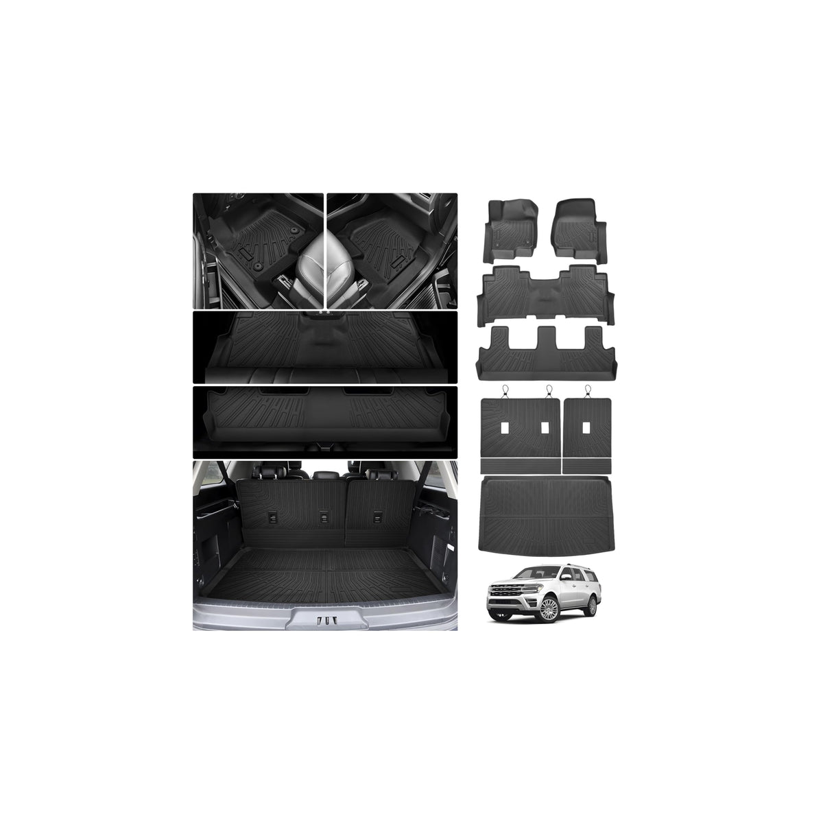 Cartist Floor Mats Fit for Honda HR-V HRV 2023 2024 2025 2026 (Include Hybrid) All Weather Floor Liners Front & 2nd Row Floor Mat for HRV Heavy Duty