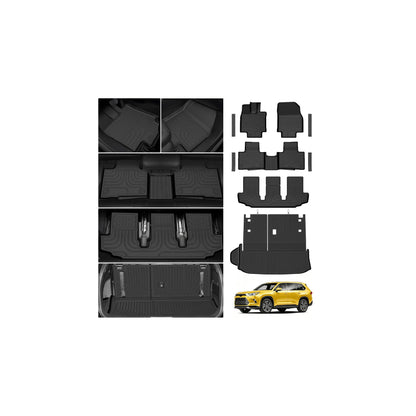 KUST Custom Fit Floor Mats for 2019-2025 2026 Nissan Altima Accessories All Weather Floor Mat Carpet Liners Front Rear 2 Row Seat Black Liner TPE