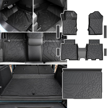 Floor Mats for Ford Expedition Max 2018-2024 8 Seats w/Cargo Mat