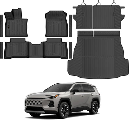 Floor Mats & Cargo Mat & Backrest Mat Custom for Toyota RAV4 Hybrid 2026