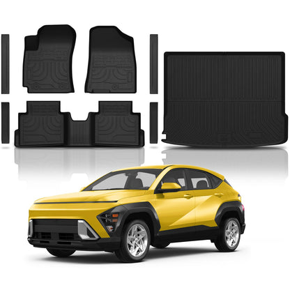 KUST Custom Fit Floor Mats for 2019-2025 2026 Nissan Altima Accessories All Weather Floor Mat Carpet Liners Front Rear 2 Row Seat Black Liner TPE