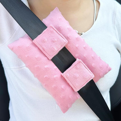 Port Pillows Chemo Port Pillow for Seatbelt Chest Protector Chemo Patients Pacemaker Heart Surgery Recovery Support Cushion Gifts Women Minky Dot Coral