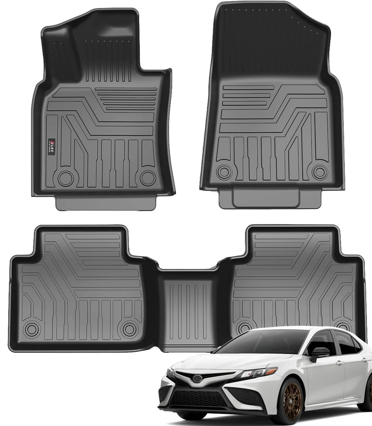 KUST Custom Fit Floor Mats for 2019-2025 2026 Nissan Altima Accessories All Weather Floor Mat Carpet Liners Front Rear 2 Row Seat Black Liner TPE