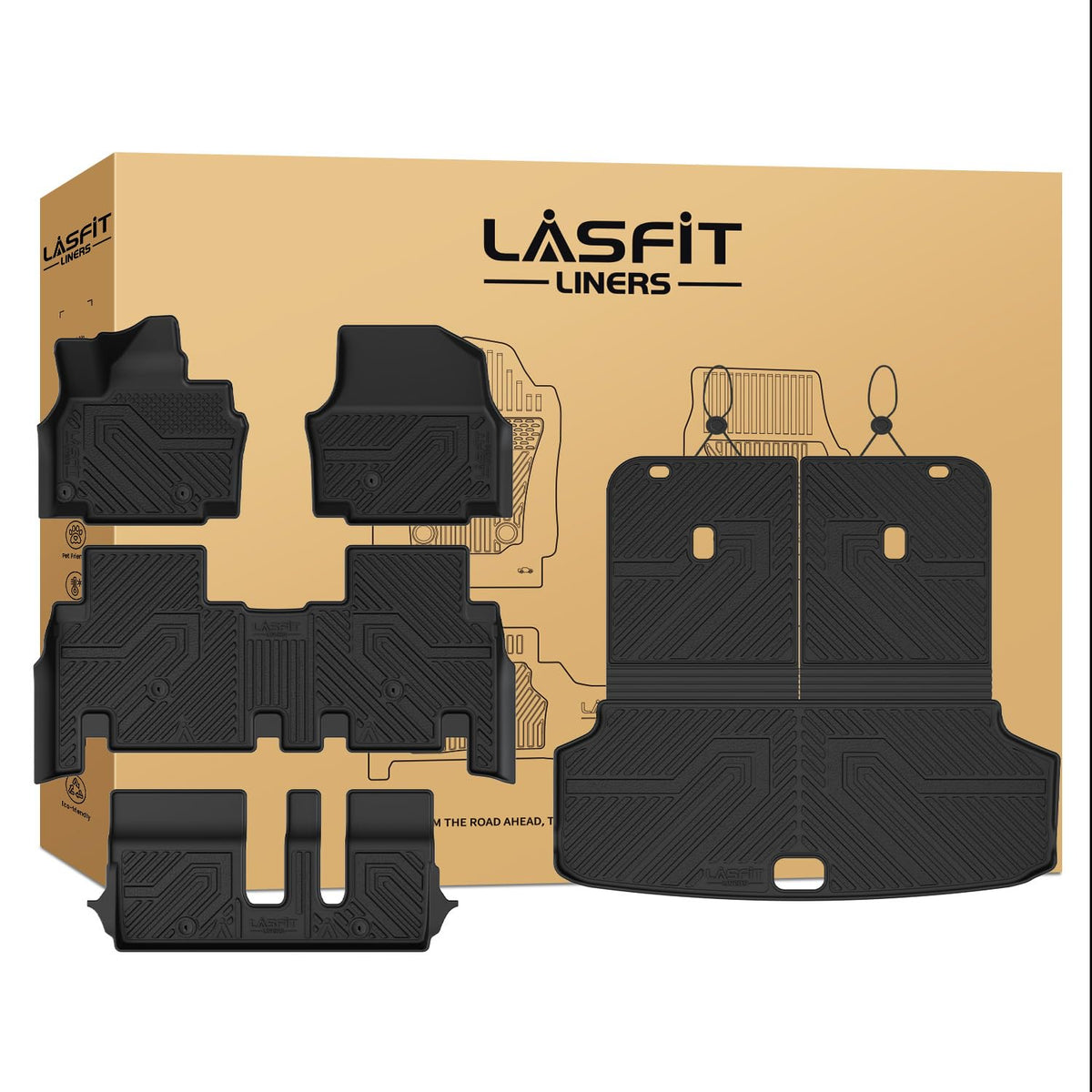 LASFIT Floor Mats for Subaru Crosstrek 2023-2018 & Impreza 2023-2017
