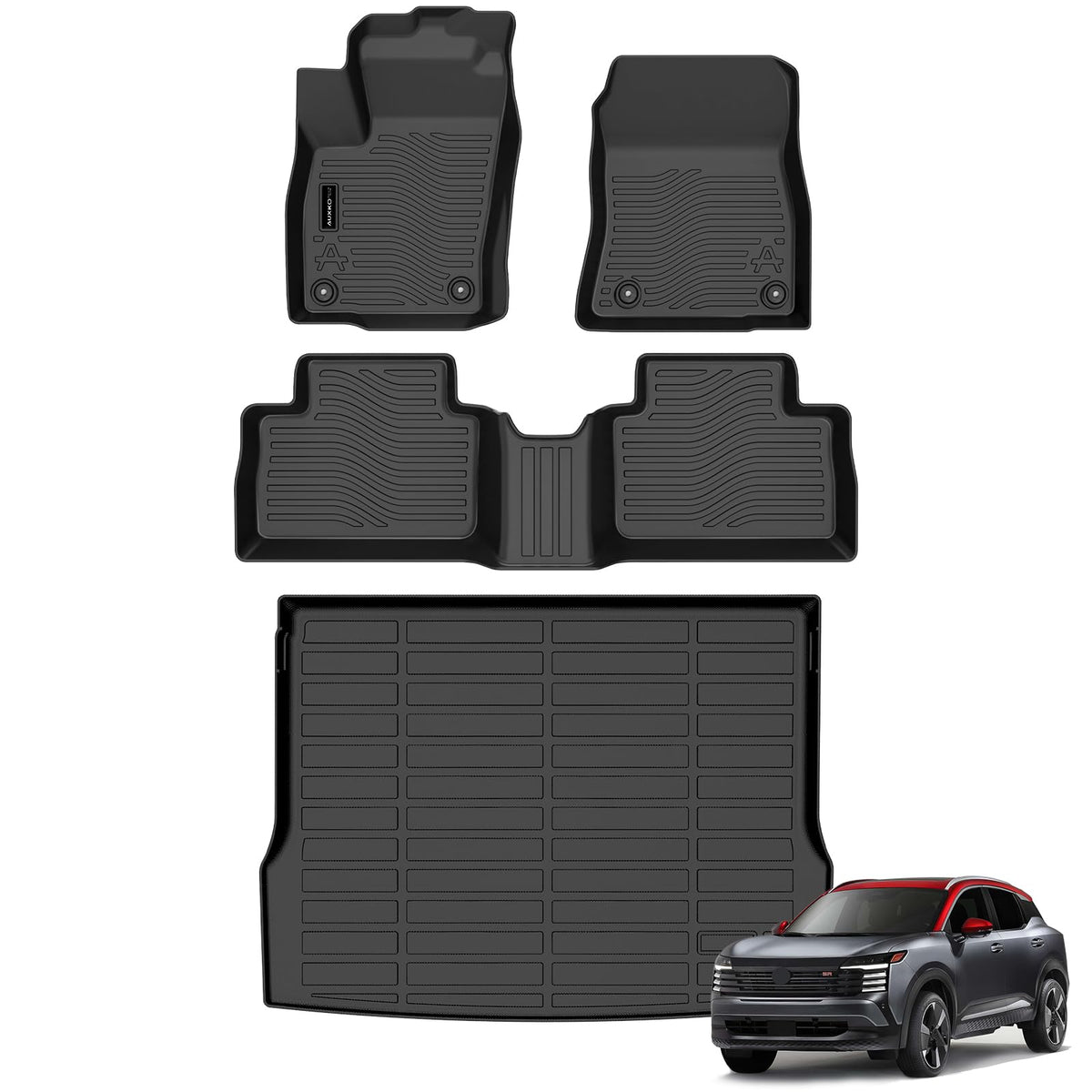 AUXKO All Weather Floor Mats Cargo Mat for 2026 Nissan Sentra