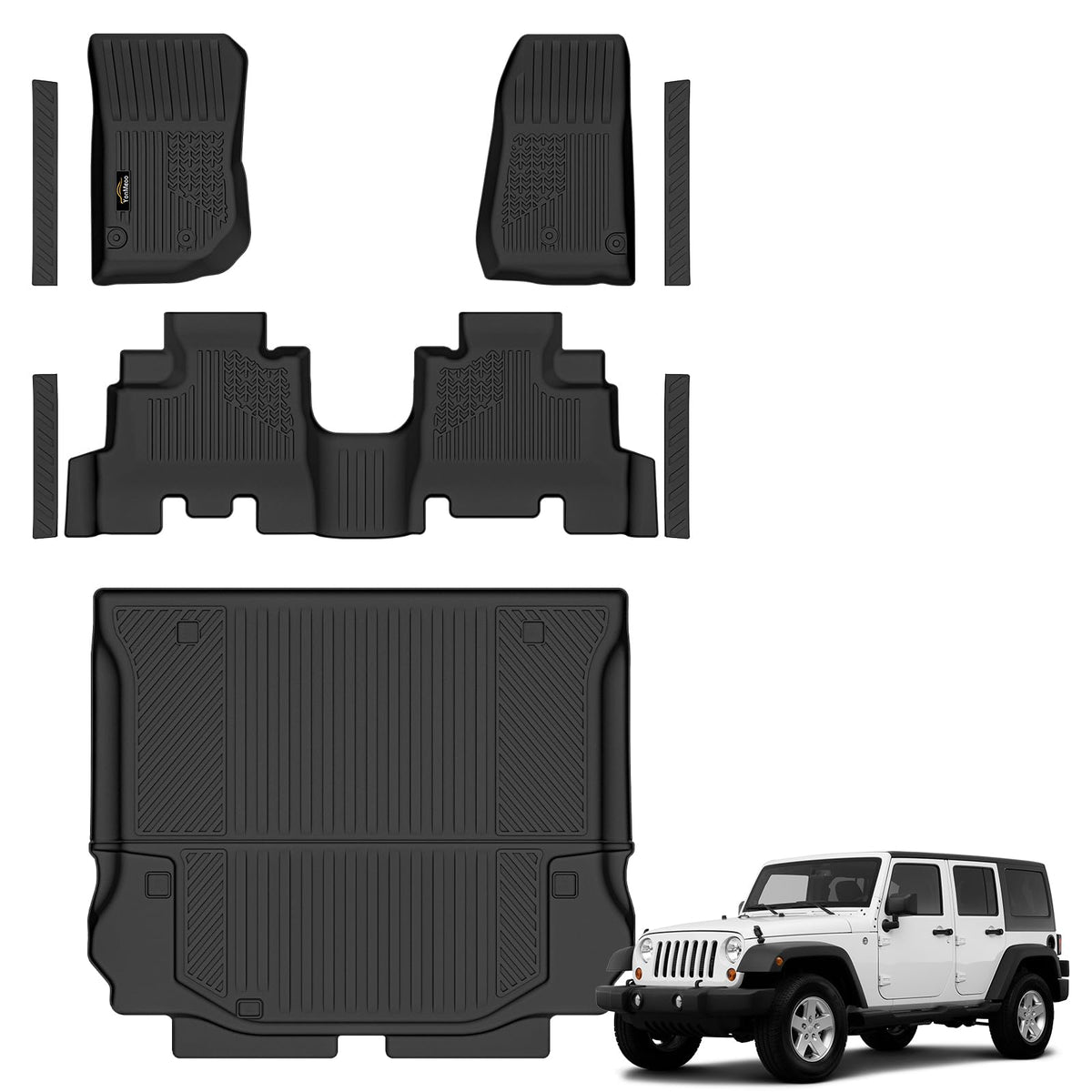 Floor Mats & Cargo Mat & Backrest Mat Custom for Toyota RAV4 Hybrid 2026