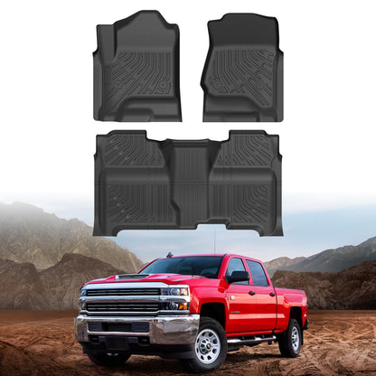 Cartist Floor Mats Fit for Honda HR-V HRV 2023 2024 2025 2026 (Include Hybrid) All Weather Floor Liners Front & 2nd Row Floor Mat for HRV Heavy Duty