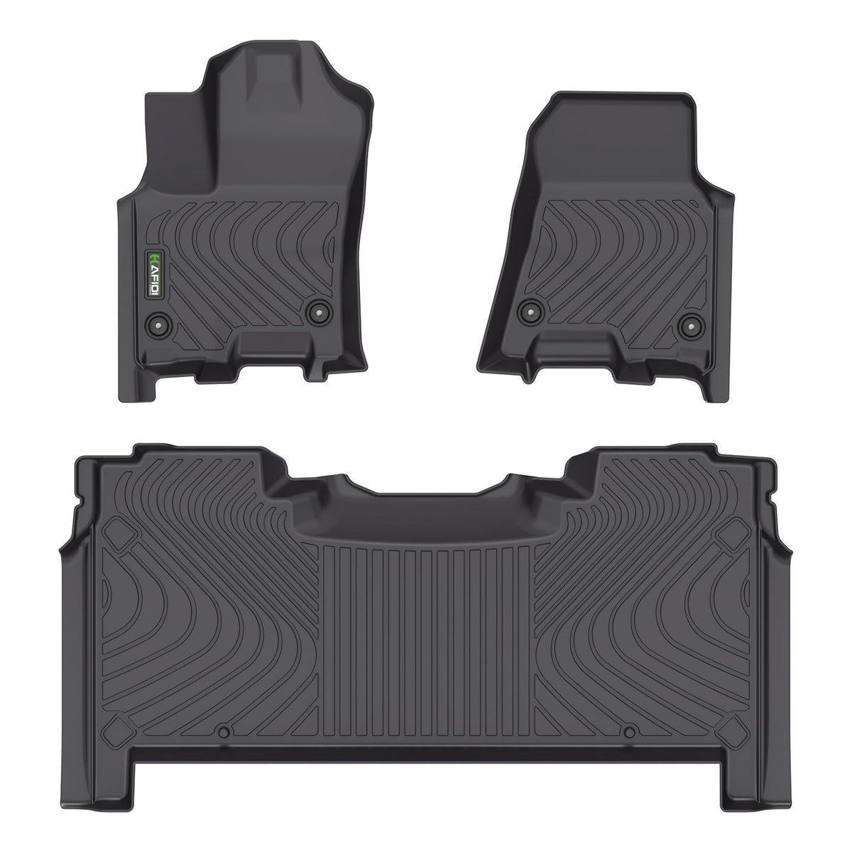 HAFIDI® Floor Mats & Cargo Liner Set Fit for 2023-2027 Kia NIRO & NIRO Hybrid (Not for NIRO EV &NIRO PHEV) All Weather Protection TPE Anti-Slip Floor Liners Custom Accessories -Black