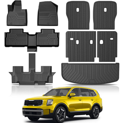 KUST Custom Fit Floor Mats for 2019-2025 2026 Nissan Altima Accessories All Weather Floor Mat Carpet Liners Front Rear 2 Row Seat Black Liner TPE