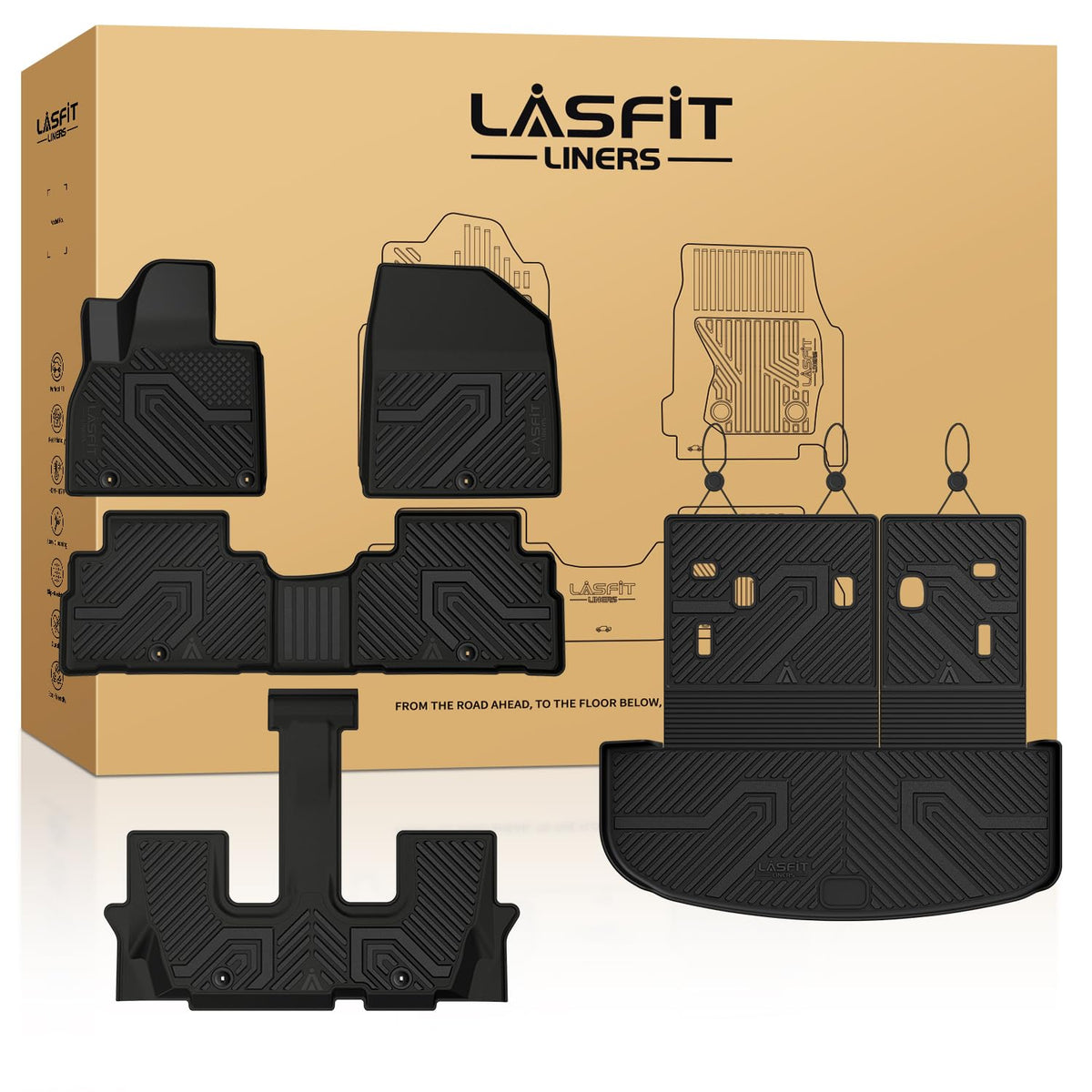 LASFIT Floor Mats for Subaru Crosstrek 2023-2018 & Impreza 2023-2017