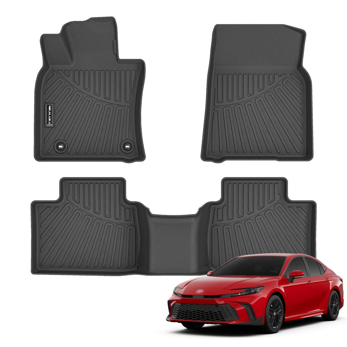 Floor Mats for 2007-2009 2010 2011 Toyota Camry CE/LE/SE/XLE (Gas Only)