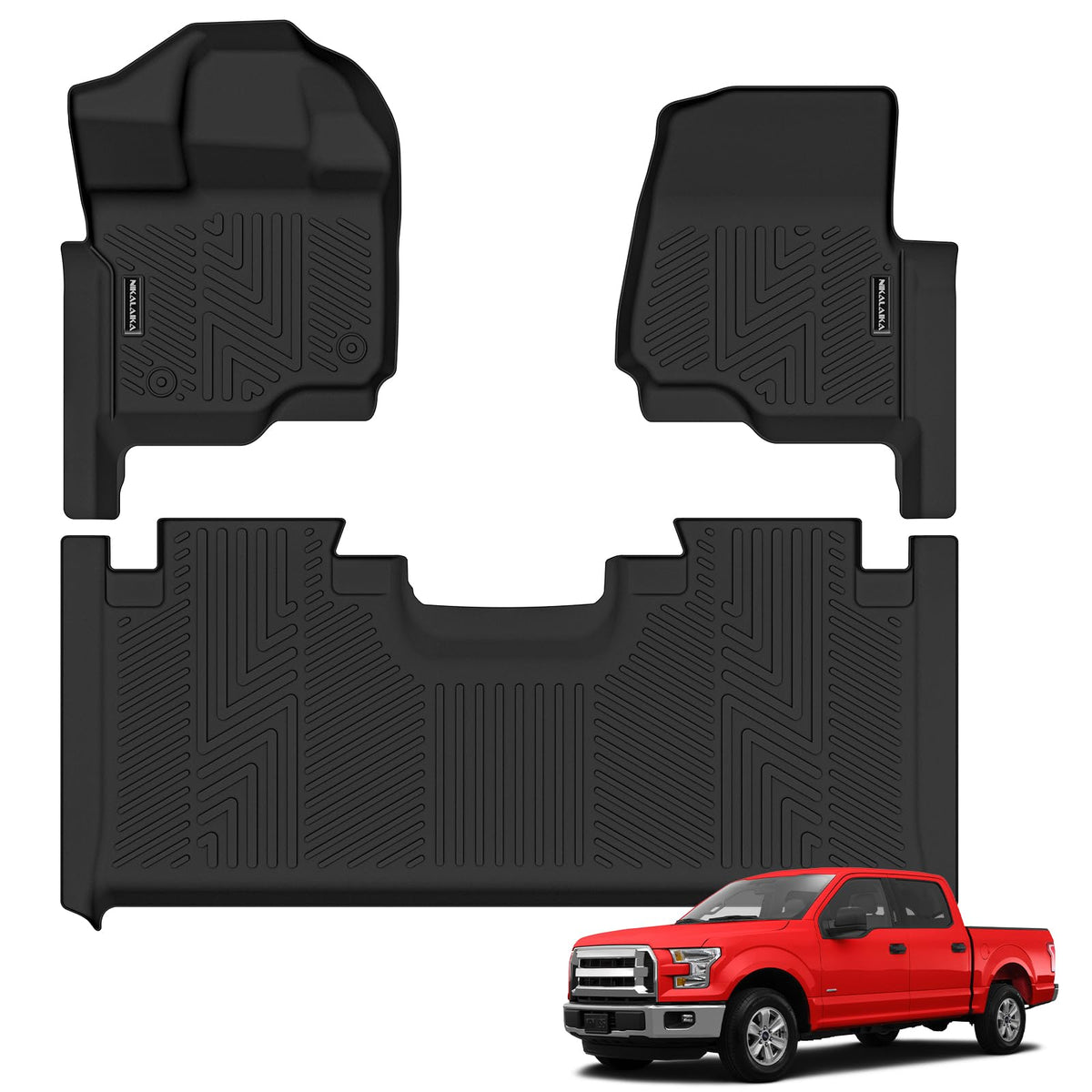 Floor Mats for 2007-2009 2010 2011 Toyota Camry CE/LE/SE/XLE (Gas Only)