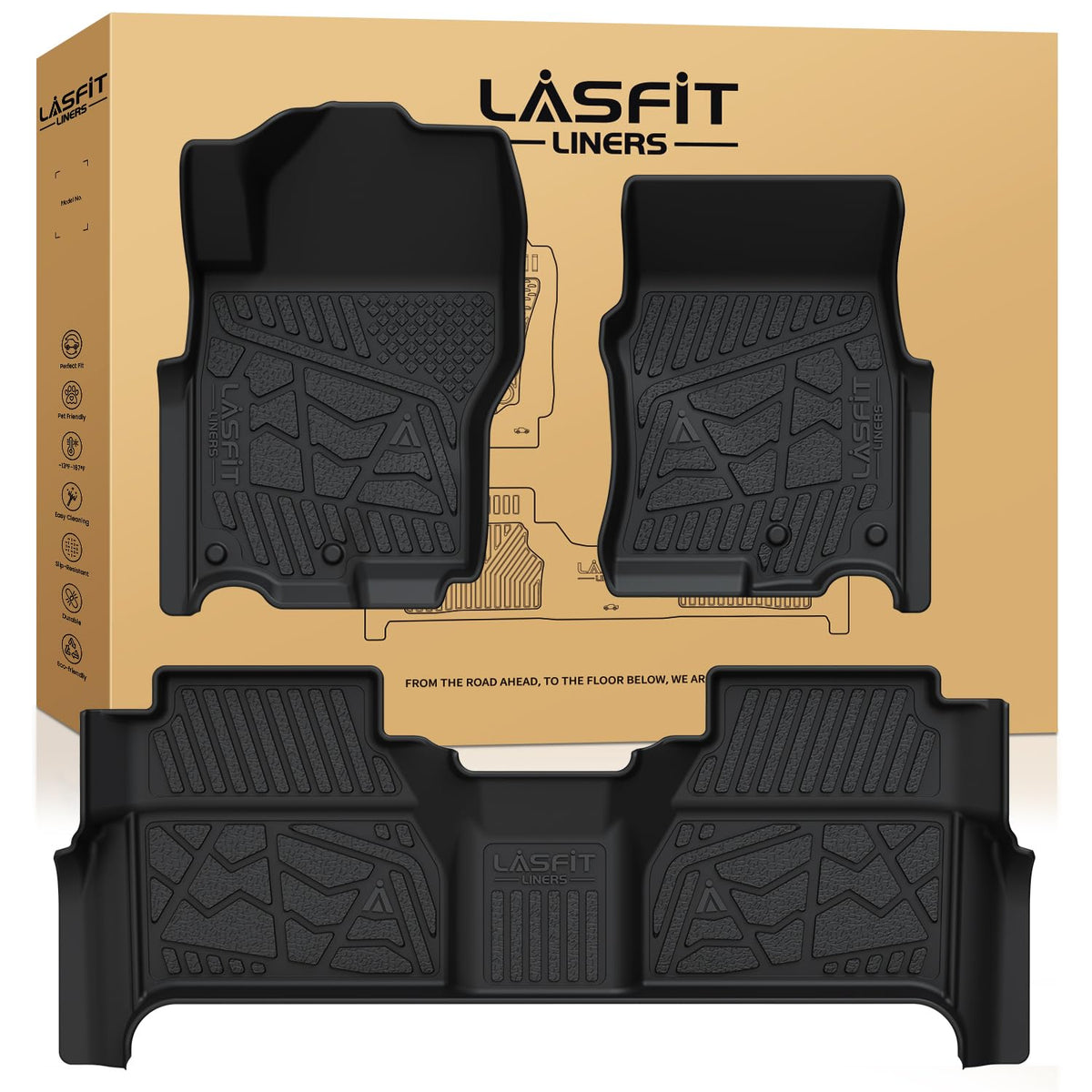 LASFIT Floor Mats for Subaru Crosstrek 2023-2018 & Impreza 2023-2017