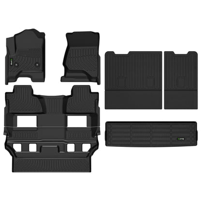 HAFIDI® Floor Mats & Cargo Liner Set Fit for 2023-2027 Kia NIRO & NIRO Hybrid (Not for NIRO EV &NIRO PHEV) All Weather Protection TPE Anti-Slip Floor Liners Custom Accessories -Black