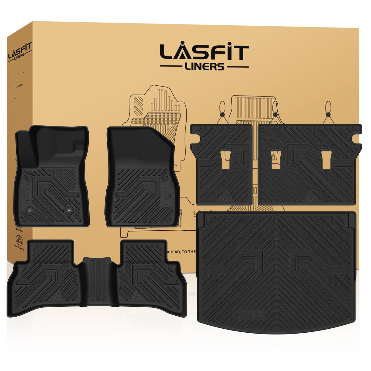 LASFIT Floor Mats for Chevy Equinox/GMC Terrain 2026 2025 2027(Gas Only)