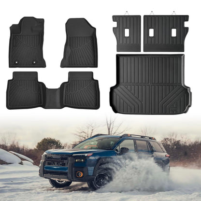 Cartist Floor Mats Fit for Honda HR-V HRV 2023 2024 2025 2026 (Include Hybrid) All Weather Floor Liners Front & 2nd Row Floor Mat for HRV Heavy Duty