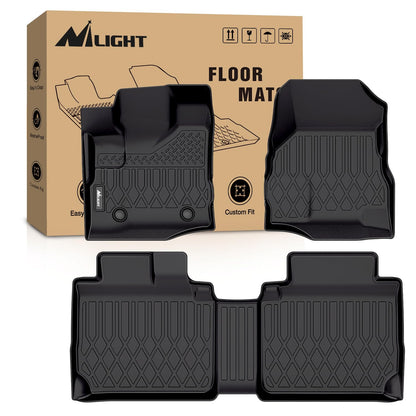 Nilight TPE Floor Mats for Chevy Silverado GMC Sierra Extended Cab