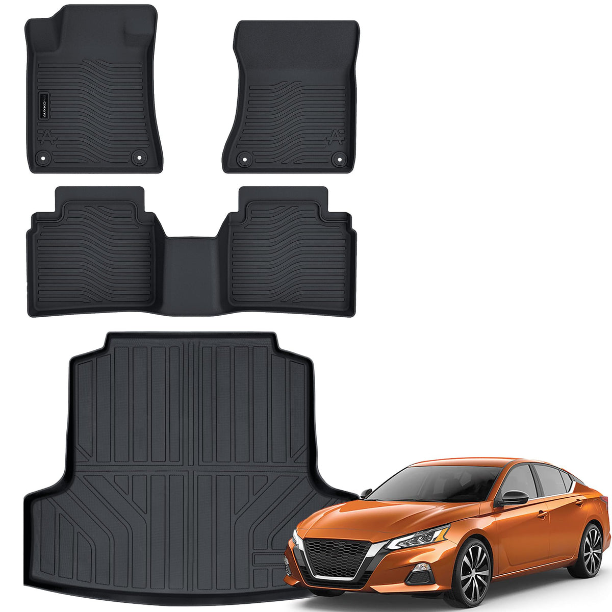 AUXKO All Weather Floor Mats Cargo Mat for 2026 Nissan Sentra