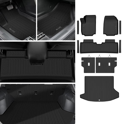 Floor Mats & Cargo Liner for 2022-2026 Jeep Wagoneer 8 Passenger (Non L/S)