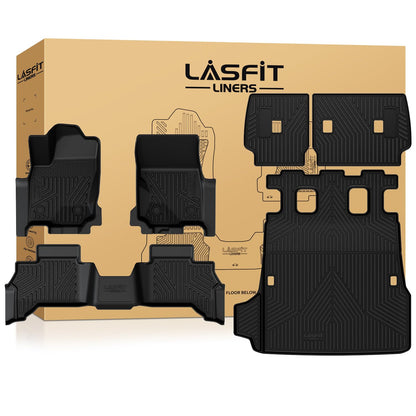 LASFIT Floor Mats for Toyota 4Runner 2013-2024 & for Lexus GX460 2014-2023